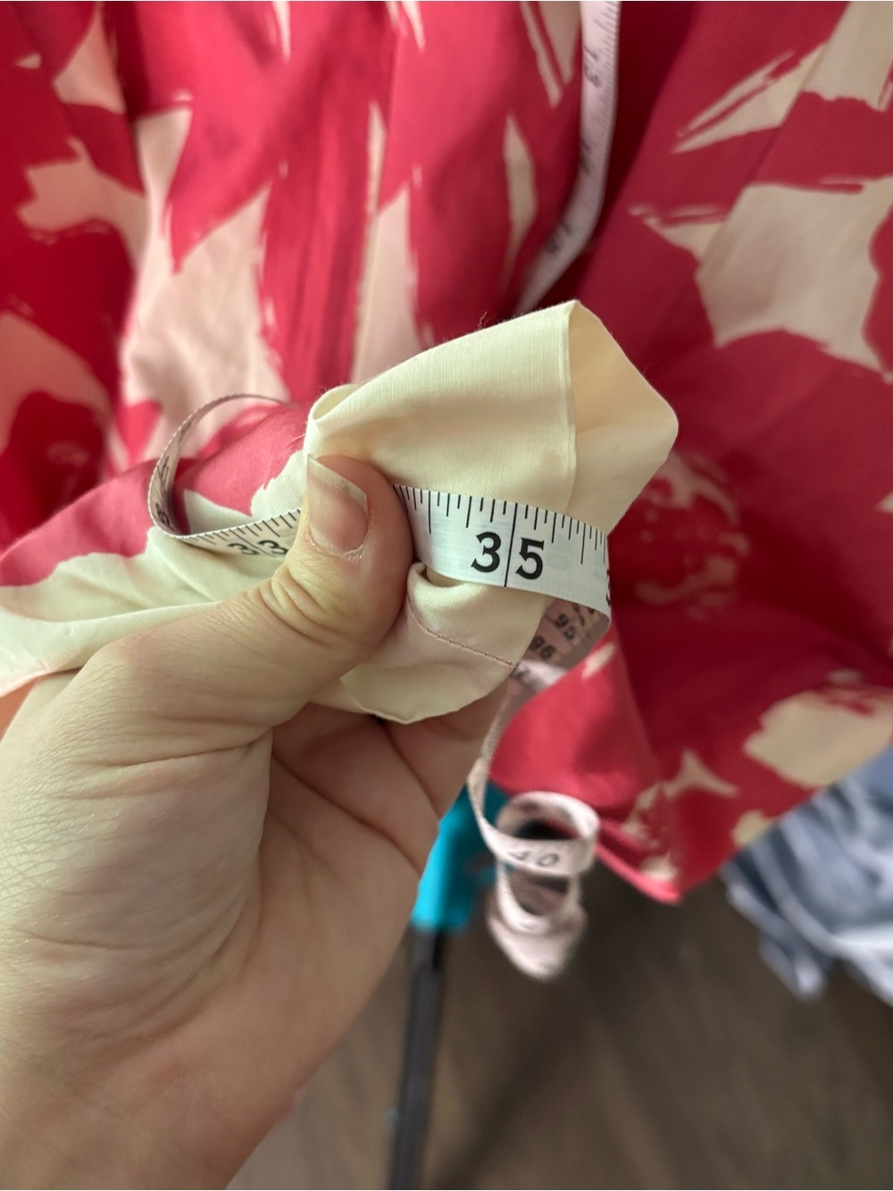 Banana Republic bright pink and White floral Dress with pockets - Picture 10 of 10